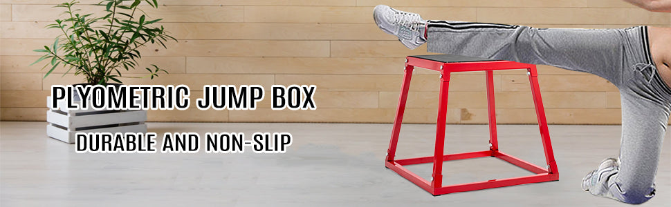 VEVOR Plyometric Platform Box Set Fitness Exercise/Jump Box Step Plyometric Box Jump