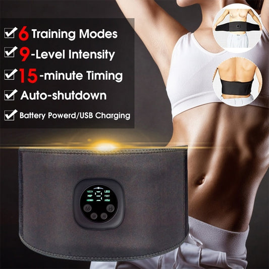 EMS Electric Abdominal Body Slimming Belt Waist/Band Smart Abdomen Muscle Stimulator