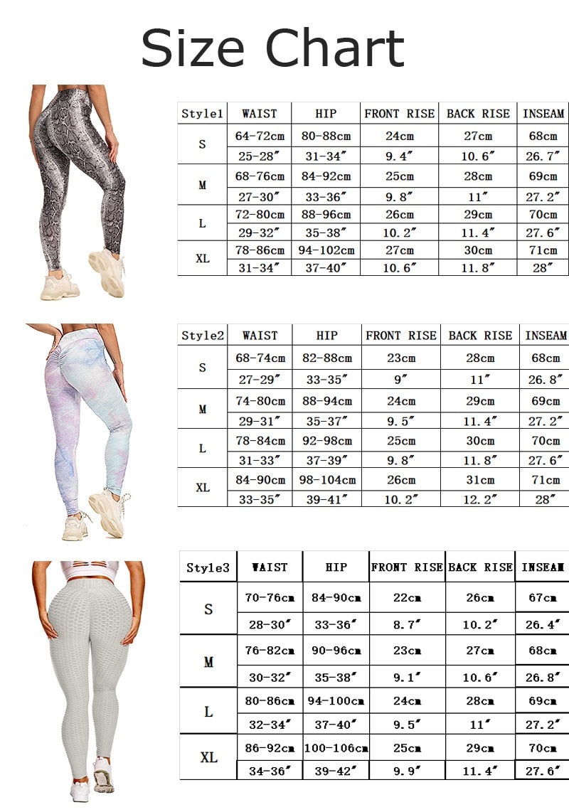 New Print Leggings High Stretchy Yoga Pants/For Women Push Up Leggings
