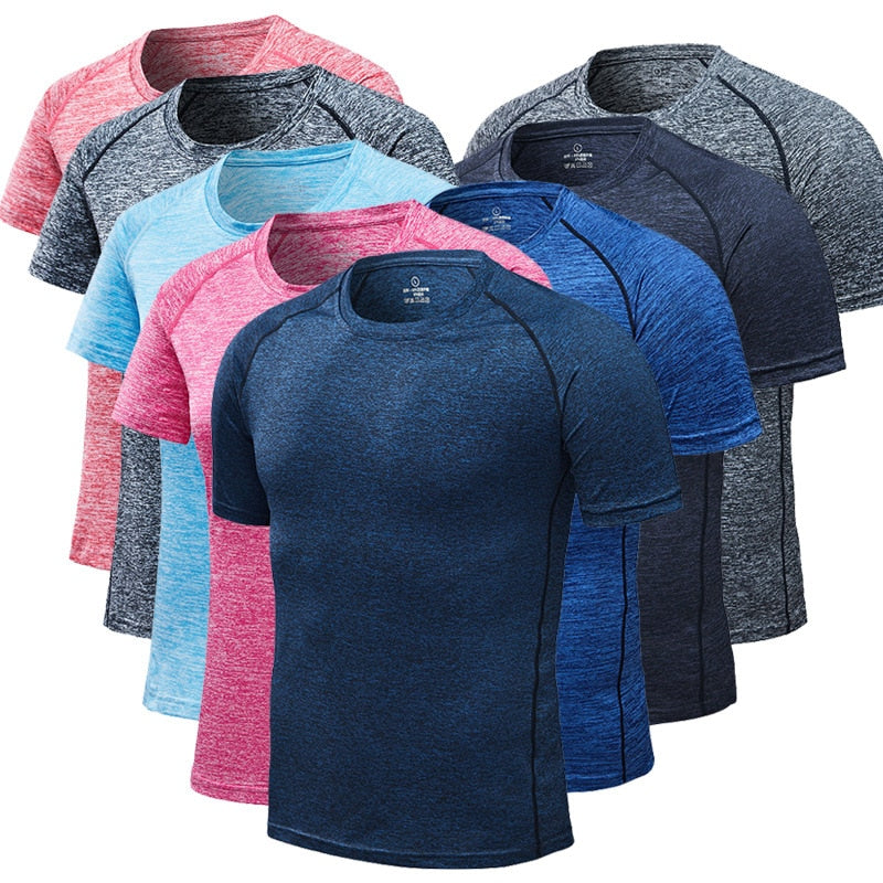 Breathable Bodybuilding Training Shirts Men's/Running Sport t-Shirts