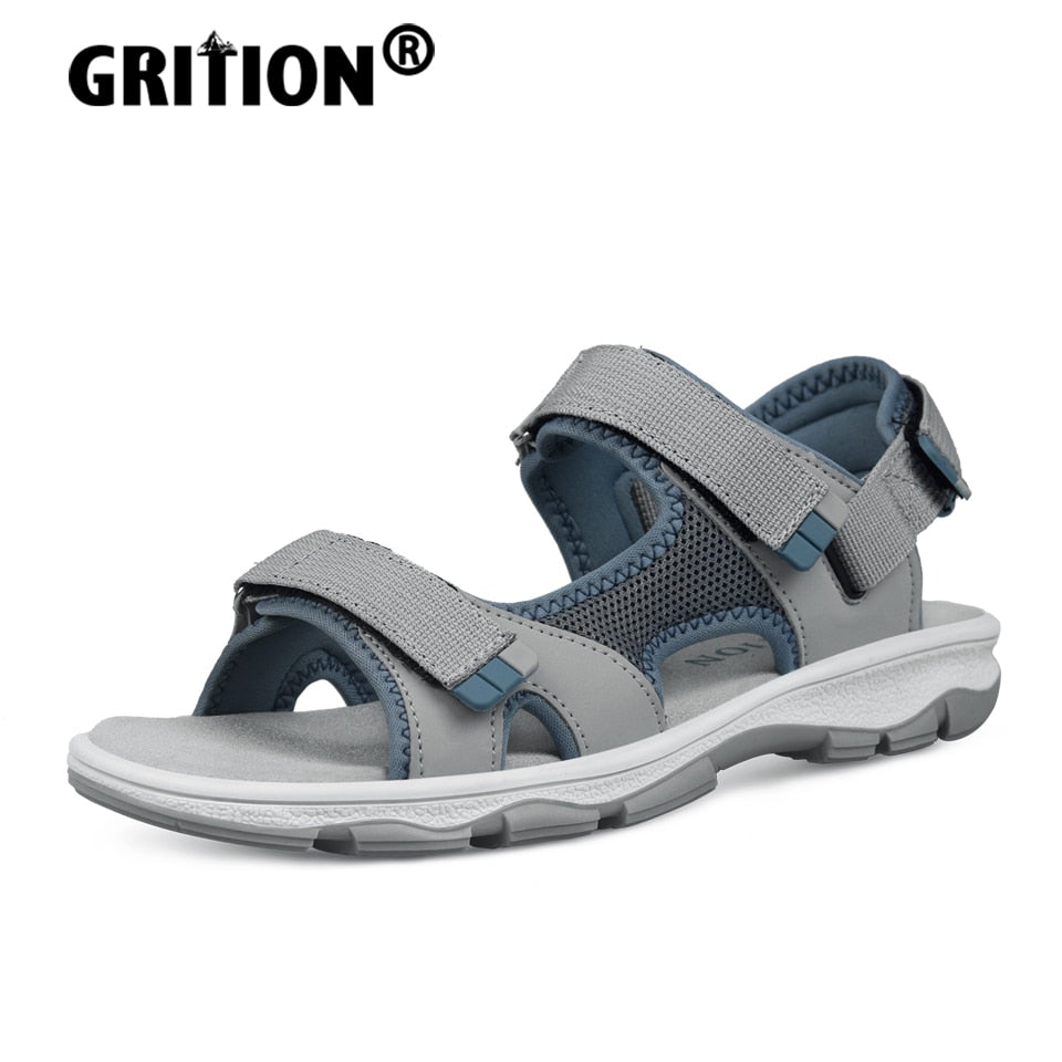 GRITION Women Outdoor Sandals/Casual Flat Fashion Non Slip Breathable
