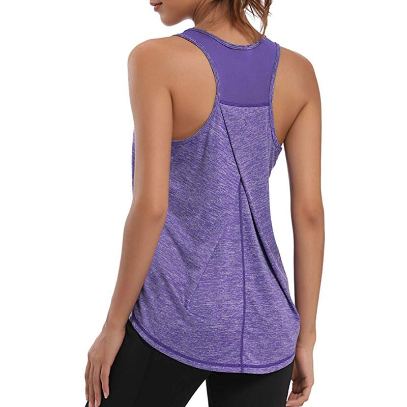 HOT Women Sport Tank Tops For Gym Vest Top/Fitness Sleeveless T Shirt Sports Wear