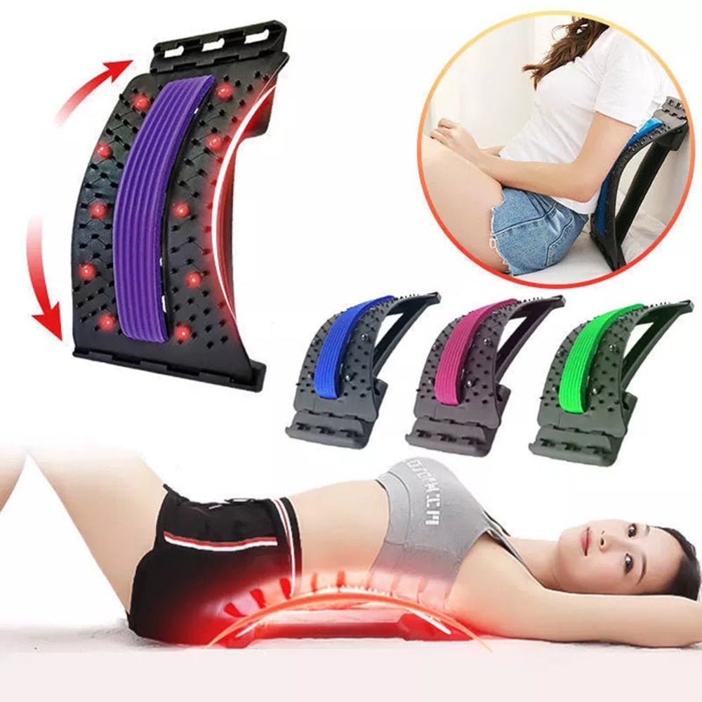Magnetic Back Massage Muscle Relax Stretcher/Posture Therapy Corrector Support Pain Relief