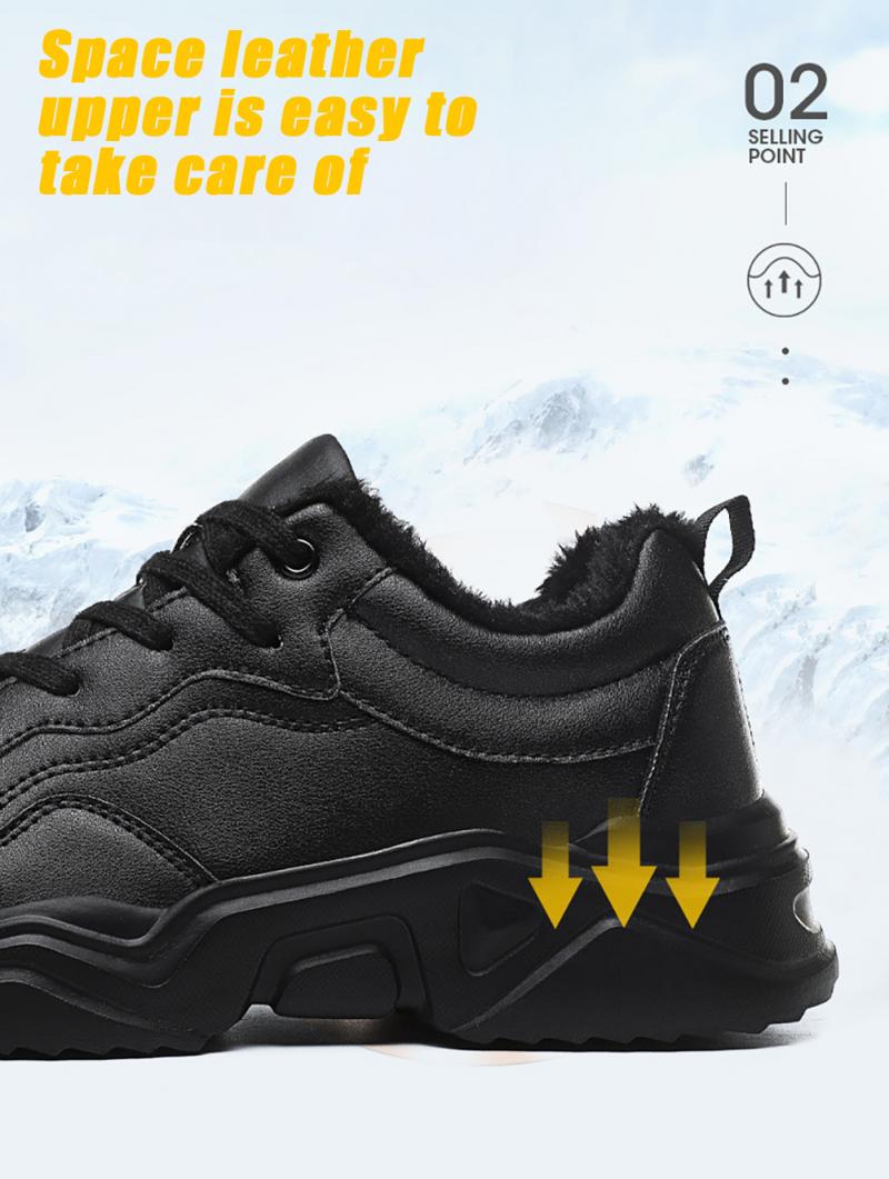 Men Sneakers Running Sports/Shoes Non-slip Warm Waterproof