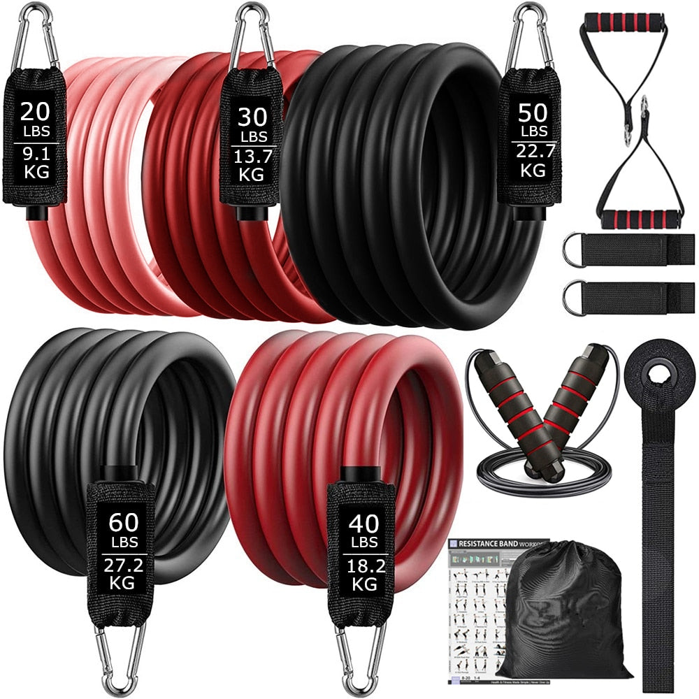 200lbs Resistance Bands Set Exercise/Workout Loop Bands Gym Training Fitness