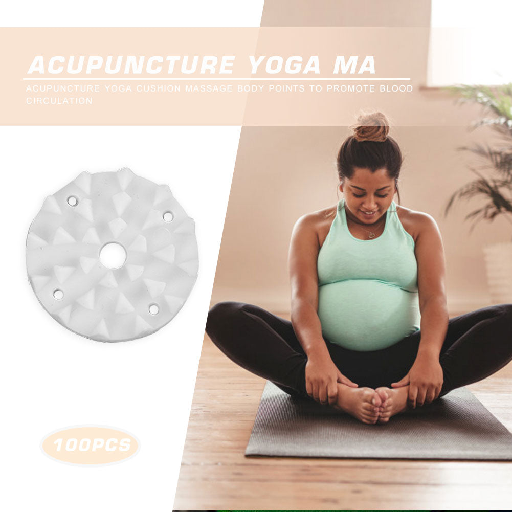 100-500pcs Lotus Acupressure Yoga Mat Spikes/Fitness Pilates Carpet Cushion Pad